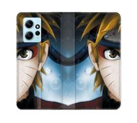 Housse Cuir Portefeuille Pour Xiaomi Redmi Note 12 4g Manga Naruto Blanc