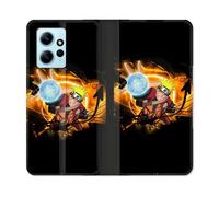 Housse Cuir Portefeuille Pour Xiaomi Redmi Note 12 4g Manga Naruto Noir