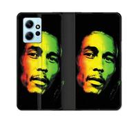 Housse Cuir Portefeuille Pour Xiaomi Redmi Note 12 4g Musique Bob Marley 2