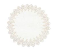 Housse D’abat-jour de Lampe de Table Ronde en Dentelle Dorée | Décor Maison, Structure Stable et Anti-poussière, Style Créatif Délicat, Ne Se Décolore Pas