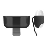 Housse d’écouteurs Geekria avec Clip de Ceinture, Pochette de Hanche protectrice Compatible avec Apple AirPods Pro 3, Support Portable pour Voyage (Noir)