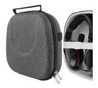 Housse d’écouteurs Geekria Shield, Compatible avec Turtle Beach Recon 70, Stealth 600, Stealth 450 et Plus, Sac de Transport à Coque Rigide de Remplacement avec Rangement des câbles (Gris foncé)