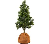 Housse d’hivernage pour pot de fleur - 40 x 40 cm - Marron [Royal Gardineer]