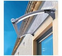 Housse d'abri de pluie en polycarbonate, protection contre les UV, la pluie et la neige, auvent de porte avant/arrière, grand évier, auvent de fenêtre, de jardin, de terrasse, auvent de toiture