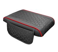 Housse D'accoudoir Central pour Ferrari 296/12Cilindri/Amalfi/Daytona SP3/F80, Housse D'accoudoir de Protection Étanche et Antidérapante Pièces Détachées Auto,Black and Red