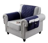 Housse D'accoudoir De Canapé Avec Poche 1/2/3 Places Canapé Appuie-tête Antidérapantes Housses Universal Protecteur Matelassé Résistant à L'eau Couvre Amovible Pour Maison Salon ( Color : #19 , Size :