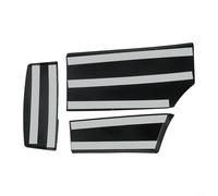 Housse d'accoudoir de console moderne pour BMW Série 5 E60 2004-2010 avec motif en fibre de carbone et revêtement résistant aux rayures