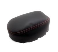 Housse D'accoudoir En Cuir Souple Pour Corolla 2007 - 2013, Boîte De Commande Centrale Voiture, Garniture Couverture Peau Aménagements intérieurs(Black with red)