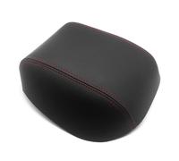 Housse D'accoudoir En Cuir Souple Pour Golf 7 MK7 2014-2016 Couvercle De Boîte Commande Centrale Style Voiture Garniture Autocollante(Black with red)