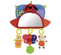 Housse d'accoudoir pour bébé avec miroir et jouets suspendus