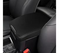 Housse D'accoudoir Voiture Cuir Microfibre Pour Console Centrale Pour Toyota Pour Land Pour Cruiser Pour Prado 150 2010-2018(Noir)