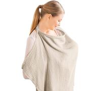 Housse d'allaitement - Housse d'allaitement pour plus d'intimité, tissu réglable et respirant | Poncho d'intimité d'allaitement en coton, enveloppe d'allaitement portable pour l'allaitement, châle d