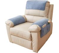 Housse D'appui-Tête D'accoudoir pour Accoudoir Canapé Couverture de Protection Fauteuil Relax Inclinable Noel 2 3 1 Places, Chien Chat, Imperméable Antidérapant, Angle Cuir avec Oreilles 1(1944,1 Seat