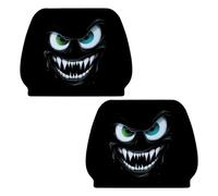 Housse d'appui-tête de voiture - Ensembles de protection de siège 2 pièces, bouclier de taie d'oreiller, tissu élastique universel | Véhicule de conduite familial, voyage sur route en plein air,