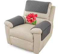 Housse D'appui-Tête pour Meubles, Housse D'accoudoir, Canapé 2/1/3 Places avec Accoudoirs Housse de Protection pour Appuie-Tête de Chaise Inclinable ( Color : Gris foncé , Size : 3 Pieces(2xpocket) )