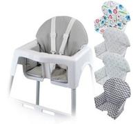 Housse d'assise pour chaise haute bébé enfant gamme Délice - Gris uni Gris G