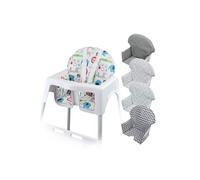 Monsieur Bébé - Housse d'assise pour chaise haute enfant gamme Délice - 5 coloris