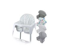 Monsieur Bébé – Housse d'assise pour chaise haute enfant gamme Délice – 5 coloris