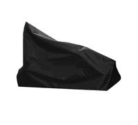 Housse d'attelage de caravane en tissu Oxford 210D imperméable avec système de boucle coupe-vent pour barre de remorquage contre la pluie (noir)