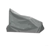 Housse d'attelage de caravane en tissu Oxford 210D imperméable avec système de boucle coupe-vent pour barre de remorquage contre la pluie (gris)