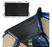 Housse d'auvent de porte arrière de grange 600D imperméable et durable pour camping-car, noir