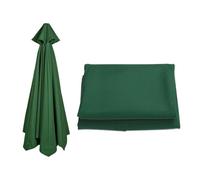 Housse d'auvent de rechange pour parapluie déporté de 2,4 m et 3 m, tissu vert durable pour parapluies à 6 et 8 baleines, protection UV et résistante à l'eau, taille de 3 m