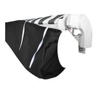 Housse d'auvent, protection solaire rétractable, housse de protection contre la poussière, sac d'auvent avec ficelle, tissu polyester imperméable et résistant de 3 m de large pour extérieur, balcon,