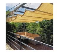 Housse d'auvent rétractable pour pergola - Voile d'ombrage de rechange pour jardin, terrasse, 1,3 x 4 m, imperméable, installation facile avec fil, parfaite pour la relaxation dans le jardin