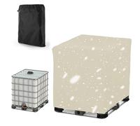 Housse de 1000L/800L/600L/300L Cuve IBC, Housse de Protection pour Réservoir D'eau, 210D Oxford Bache de Protection pour Collecteurs d'eau de Pluie Container Extérieur Intérieur(Size:600L :120*80*100