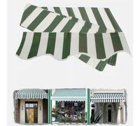 Housse de auvent de terrasse rétractable - Tissu polyester 280 g pour extérieur, parfait pour les portes, les balcons (taille : 15,2 x 1,9 x 3 m)