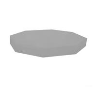 Housse de bac à sable octogonale robuste, coupe-vent, résistante aux UV pour enfants, bac à sable, jardin, cour, 213 x 198 cm, gris (gris)
