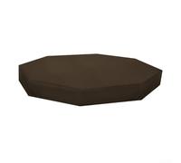 Housse de bac à sable octogonale robuste, coupe-vent, résistante aux UV pour enfants, bac à sable, jardin, cour, 213 x 198 cm, gris (café)