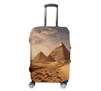 Housse de bagage à main Pyramid Africa Desert Valise pour bagages, approuvée par la TSA, housse de protection élastique anti-rayures lavable pour valise de 48,3 à 76,2 cm - XL