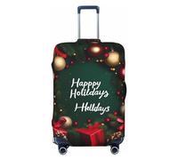 Housse de bagage de voyage Happy Birthday pour bagage de 45,7 à 81,3 cm, lavable, résistante aux rayures, Joyeuses Fêtes, XL