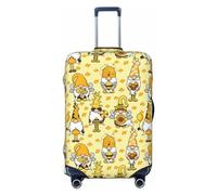 Housse de bagage de voyage - Housse de protection lavable pour valise de 45,7 à 81,3 cm, Noir/blanc, Large