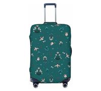 Housse de bagage de voyage - Housse de protection lavable pour valise de 45,7 à 81,3 cm, noir, Small
