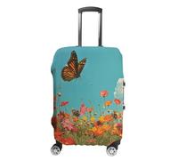 Housse de bagage de voyage - Housse de protection pour valise - Images de paysage uniques - Housses de bagages lavables - Élastique anti-rayures - Protection pour valise personnalisée pour adulte,