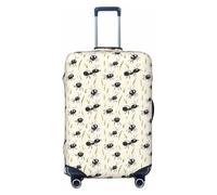 Housse de bagage de voyage lavable avec imprimé fourmi mignon, 45,7 à 81,3 cm, haute élasticité, Noir , S