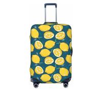 Housse de bagage de voyage - Lemon A Housse de protection lavable pour valise de 45,7 à 81,3 cm, Noir/blanc, Medium