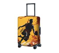 Housse de bagage de voyage pour valise, protection élastique pour valise, joueur de basket-ball, valise, housse de protection lavable, housse de protection anti-poussière pour bagages de 45,7 à 81,3