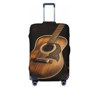 Housse de bagage de voyage tendance en élasthanne pour guitare Old West - Housse de bagage lavable anti-rayures - Convient aux valises de 45,7 à 81,3 cm, Noir , L