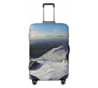 Housse de bagage de voyage Top of The Snow Mountain pour valises tendance pour bagages de 45,7 à 81,3 cm, noir, taille M, ensemble de bagages, Noir , L