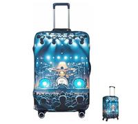 Housse de bagage élastique 65-95 cm, housse de protection pour valise, concert, scène, anti-rayures, lavable, protection de valise décorative, Noir , S, Ensemble de bagages