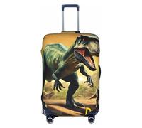 Housse de bagage élastique lavable et anti-rayures Motif dinosaure Movie 01, blanc, Small