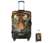 Housse de Bagage Lavable et élastique, Motif Tigre, Tendance, Anti-Rayures, décorative, Compatible avec Les Bagages de 45,7 à 81,3 cm, Taille Moyenne