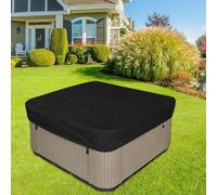 Housse de baignoire imperméable et résistante pour spa extérieur, protège de la pluie, de la neige, de la saleté et de la lumière du soleil (200 x 200 x 85 cm)