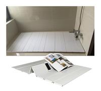 Housse de baignoire isotherme pliable multifonction - Planche de bain anti-poussière - Housse de spa de luxe - Étagère de salle de bain étanche pour se détendre et lire