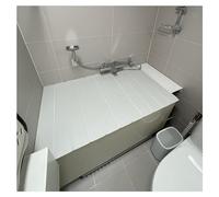 Housse de baignoire pliable en PVC résistant à la poussière - Étanche - Couvercle de baignoire - 75 x 135 x 0,6 cm