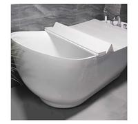 Housse de baignoire pliable et plateau caddie - Couvercle isolant en PVC imperméable, évolutif et anti-poussière pour spa et lecture de luxe, 0,6 cm d'épaisseur (66 x 85 x 0,6 cm)
