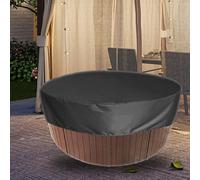 Housse de baignoire portable, couverture complète gonflable, étanche, anti-poussière, ronde, carrée, protection solaire pour animaux de compagnie (210 x 90 cm)